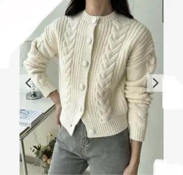 벌스데이 바쉬 케이블 가디건