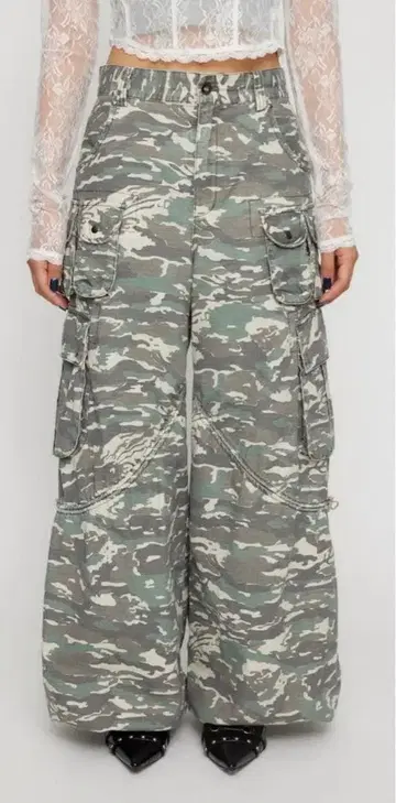 SEIRA LAGUA GEM 카고 팬츠 와이드 핏