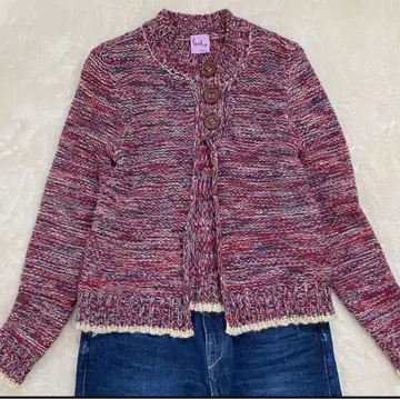 폴스미스 가디건 울 로우게이지 스웨터 M