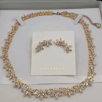 STELLA BRIDAL 목걸이와 귀찌 세트