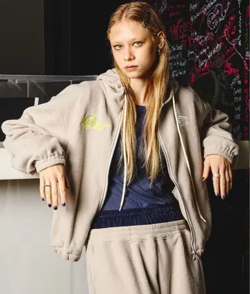 UMBRO x ROSE BUD 플리스 후드티