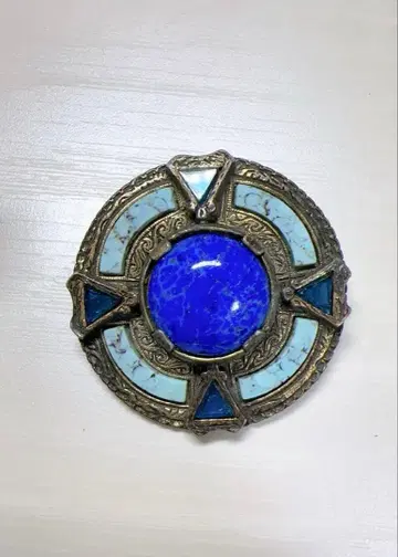 영국제 빈티지 MIRACLE 유리 브로치