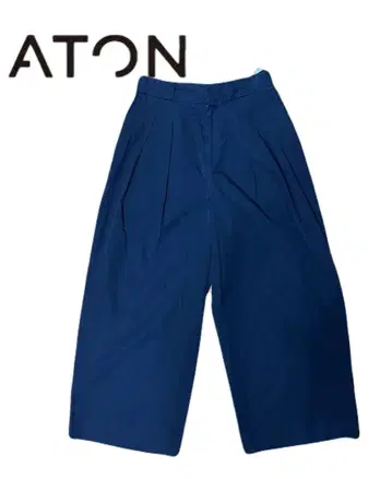 ATON 와이드 이지 팬츠 사이즈 2 블랙