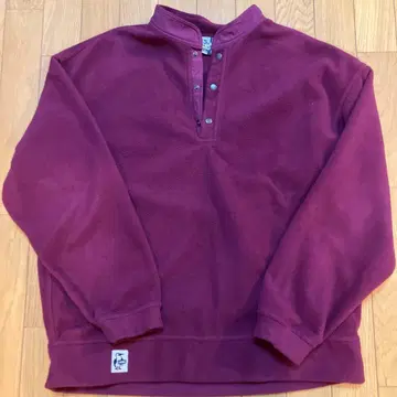 CHUMS 버건디 플리스 자켓 S