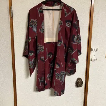 레트로풍 긴 겉옷 명선 새상품급