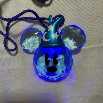 디즈니 미키마우스 LED 라이트 크리스탈 펜던트