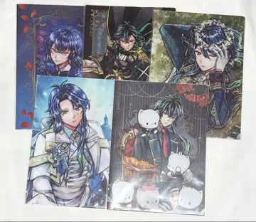 악마 집사와 검은 고양이 아쿠네코 바스틴 클리어 파일 5장 세트