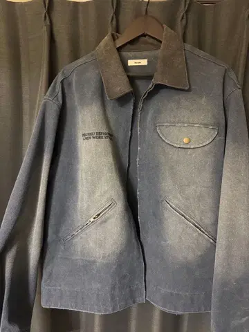 다크 블루 데님 자켓 Pershu