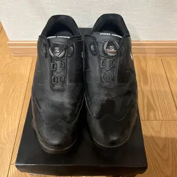 언더아머 골프화 블랙 27.5cm