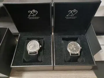 KINGDOM HEARTS 자동 태엽 시계 2개 세트 (하트, 서클형)