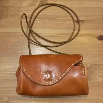 paquet 가죽 숄더백