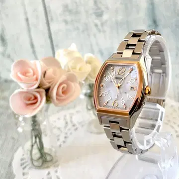 [레어] SEIKO 루키아 손목시계 전파 솔라 1B22-0BT0 티타늄제