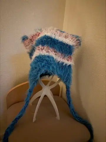 복슬복슬 귀도리 니트 모자 y2k