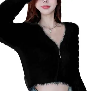 가디건 니트 스웨터