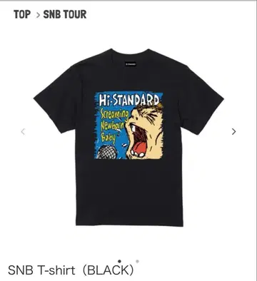 HI-STANDARD SNB T-shirt 블랙 L 사이즈 하이스타