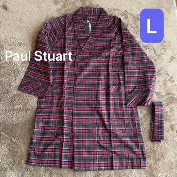 [ 새상품 ] Paul Stuart 폴 스튜어트 신사, 가운 L 체크