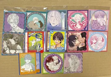 봄의 폭풍과 몬스터 길고양이와 늑대 만복 가챠 스티커 3