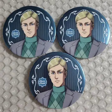 진격의 거인 이케프리 메탈 캔뱃지 엘빈 3개