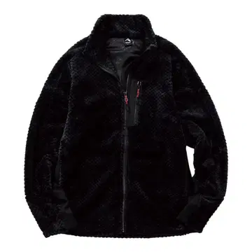 다이아 플리스 안감 알루미늄 자켓 블랙 L 사이즈