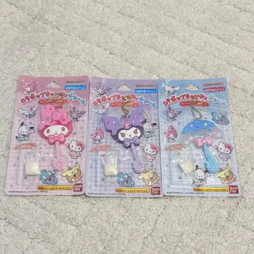 3개 세트 산리오 롤리팝 캔디 참 쿠로미 마이멜로디 시나몬