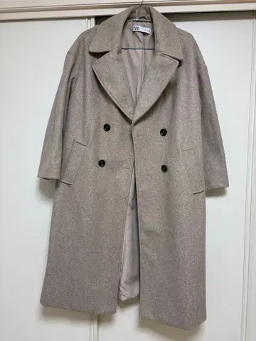 더블 브레스트 롱 코트