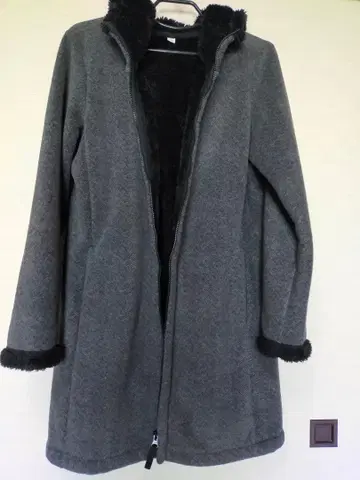 유니클로 후드 부착 롱 코트 S M L