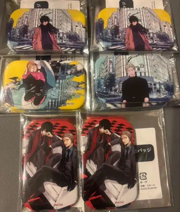 기븐 스퀘어 캔뱃지 6개 세트