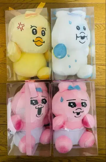 빤쮸토끼 닌포챠무 선물 BOX 봉제 인형 4종 세트