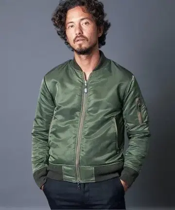 마진 (Magine) 리버시블 MA-1 L 카키