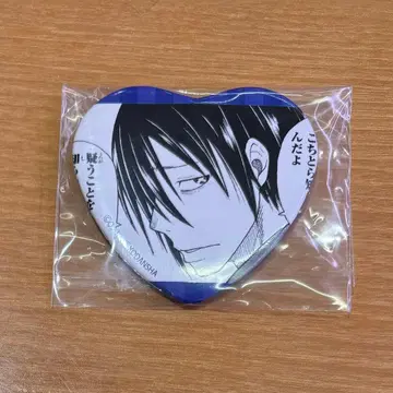 소울이터 신몬 베니마루 프린세스 카페 한정판 하트 캔뱃지 원작 일러스트