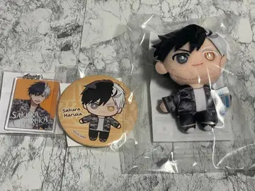 윈브레 세가 럭키 쿠지 사쿠라 하루카 봉제 인형 캔뱃지 아크릴 키링