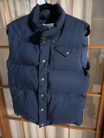 Crescent Down Works 다운 베스트 M 네이비