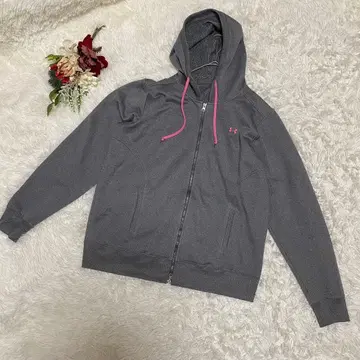 새상품급 언더아머 풀 집업 후드티 (XL)