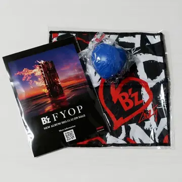 릴렉세이션 하트 타월 B'z FYOP 공식 투어 굿즈 가챠가챠