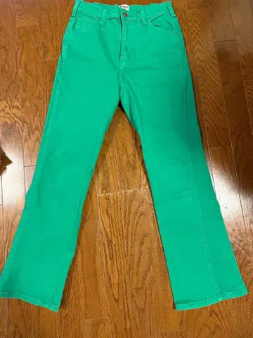 Wrangler 그린 플레어 팬츠