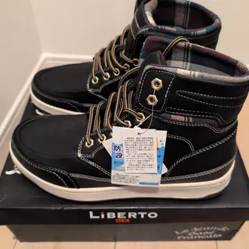 LIBERTO EDWIN 하이컷 스니커즈 블랙