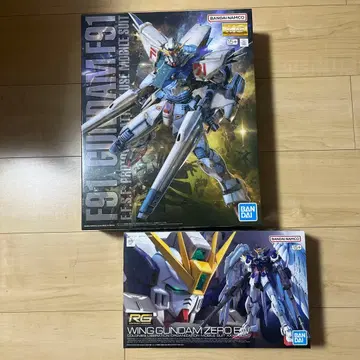 MG F91 & RG 윙건담 제로 EW & MG 블라스트 임펄스 건담