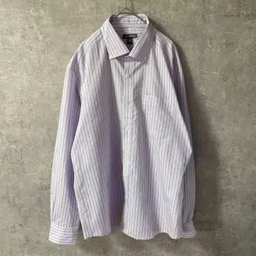 에디 바우어 스트라이프 셔츠 긴팔 코튼 L 사이즈