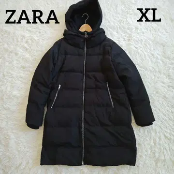 자라 ZARA 다운 코트 롱 기장 그레이 덕 다운 XL 블랙