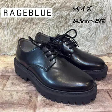 미사용 RAGEBLUE 탱크 솔/볼륨 플레인 토 슈즈 25cm