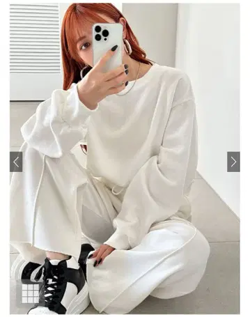 GRL 속기모 맨투맨 셋업 M