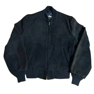 Schott 스웨이드 봄버 자켓 블랙 42 USA제