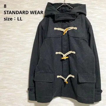 8 STANDARD WEAR 더플 코트 [ LL ] 다크 그레이 1488