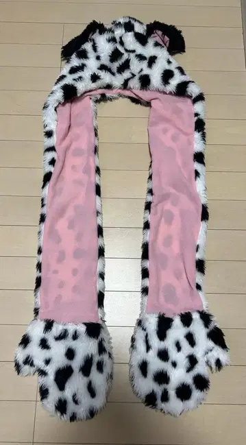 101마리 달마시안 머플러 모자 장갑 디즈니