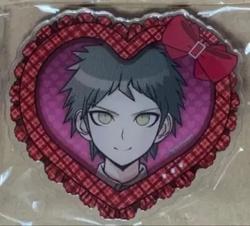 단간론파 하트형 아크릴 배지 히나타 하지메