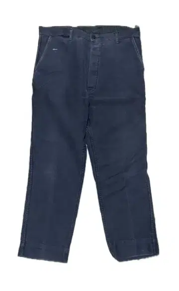 블랙 몰스킨 팬츠