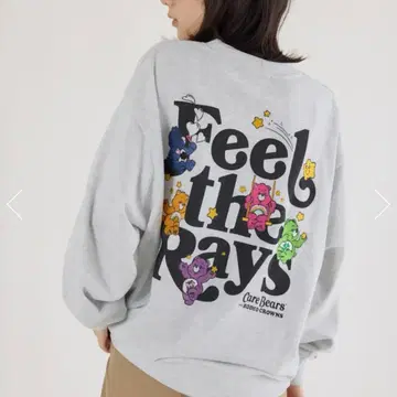 로데오 케어베어 콜라보 택 없음 시착만 한 상품 FREE 사이즈