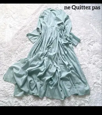 누키테파 워셔블 보일 코튼 롱 원피스 카슈쿨