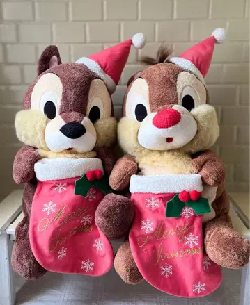 칩과 데일 BIG 봉제 인형 크리스마스