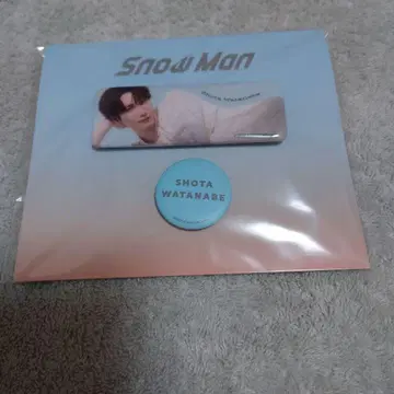 Snow Man 와타나베 쇼타 캔뱃지 세트